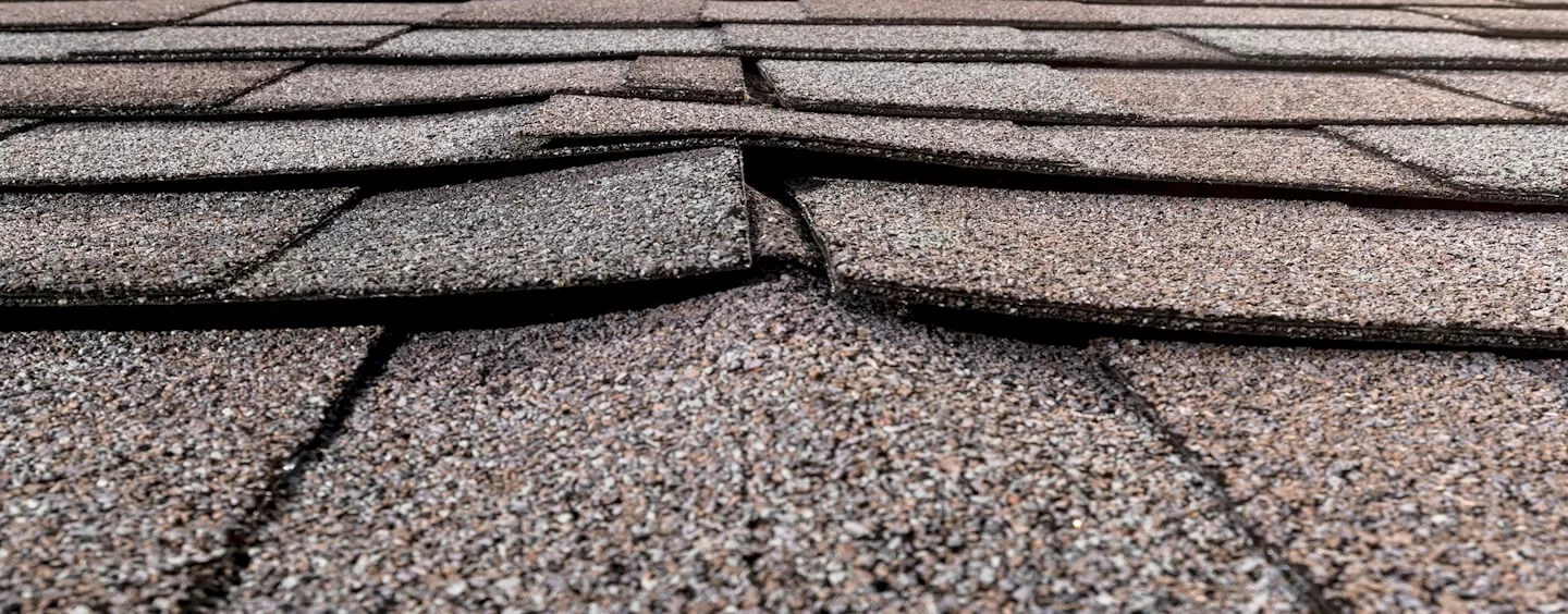 Cracked Shingles House