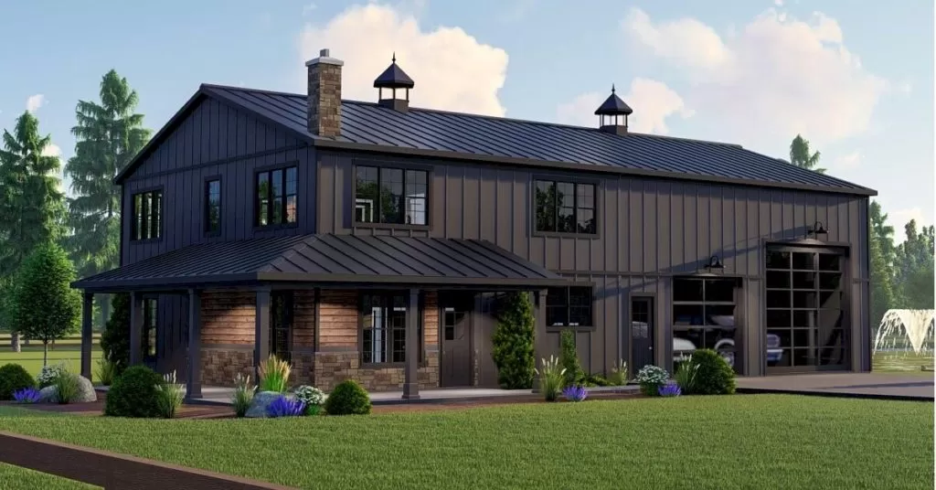 Columbus Barndominium Plans 87612