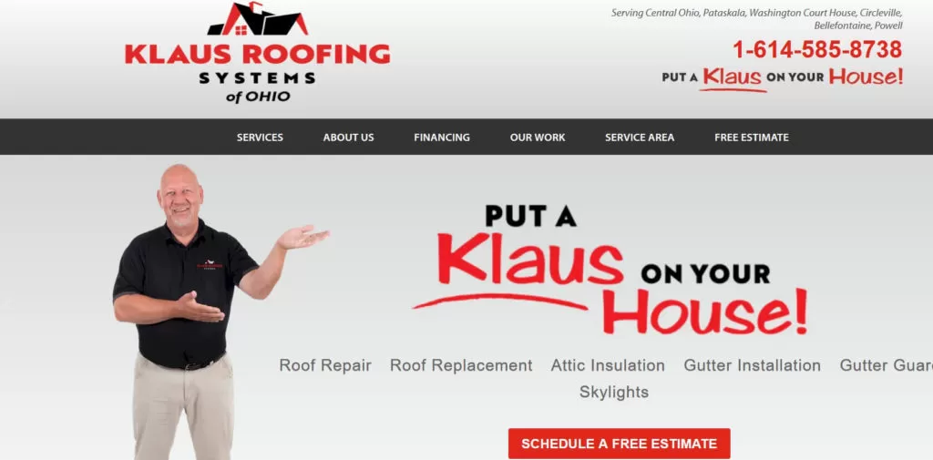 Klaus Roofingof Ohio