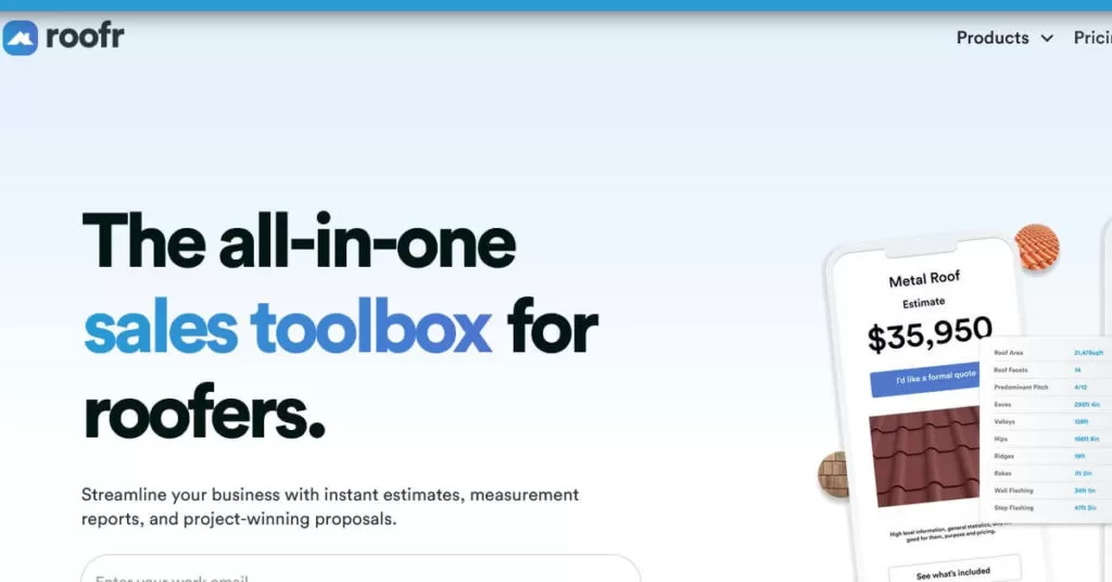 Roofing App Roofr